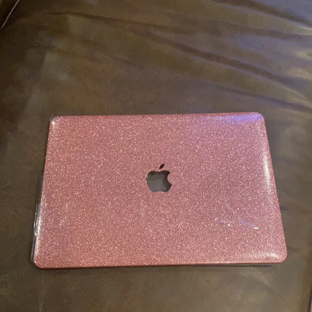 MacBook rose gold Pink Glitter case 13/10 EUC - Picture 3 of 6